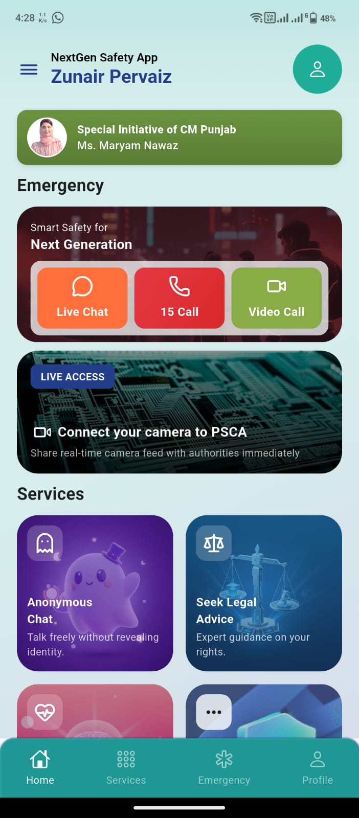 Next Gen Safety App screenshot